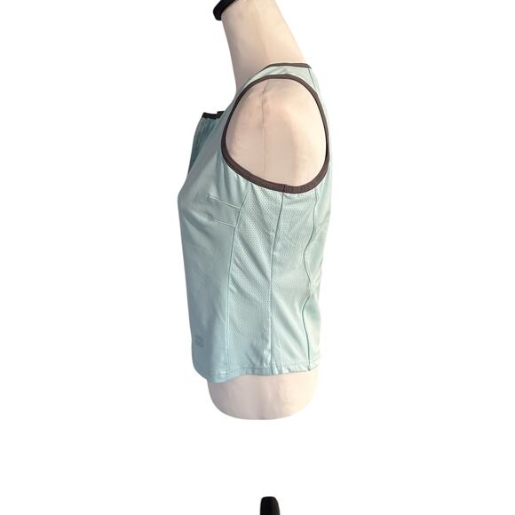 Moving Comfort Dri Layer Excercise Top Blue Medium - Picture 4 of 4